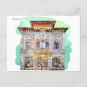 Cartão Postal Viagem Antiga Romênia Constança Bucareste