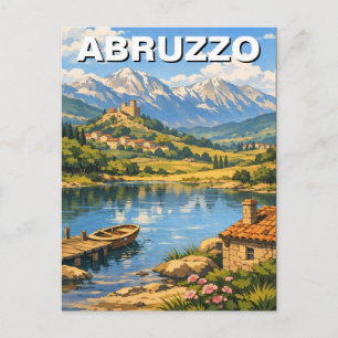 Cartão Postal Viagem ao Abruzzo Itália