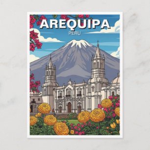 Cartão Postal Viagem ao Arequipa Peru