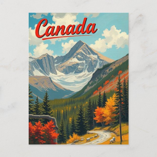 Cartão Postal Viagem ao Canadá (Frente)