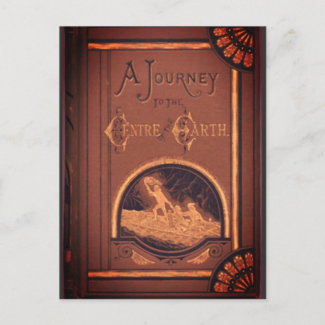 Cartão Postal Viagem ao Centro da Terra (1874 ed.) (Frente)