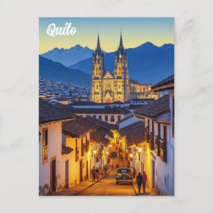 Cartão Postal Viagem ao Equador Quito