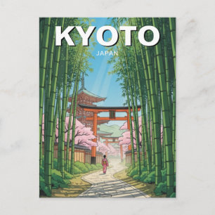 Cartão Postal Viagem ao Japão Kyoto