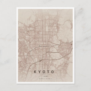 Cartão Postal viagem ao japão kyoto