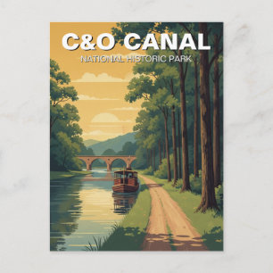 Cartão Postal Viagem ao Parque Histórico Nacional C&O