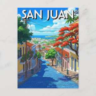 Cartão Postal Viagem ao Velho San Juan Porto Rico