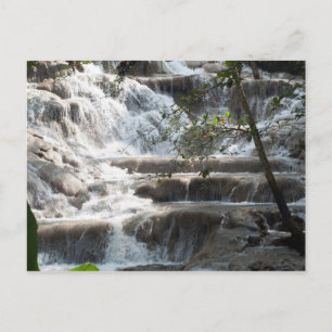 Cartão Postal Viagem Art Dunns River Falls Jamaica