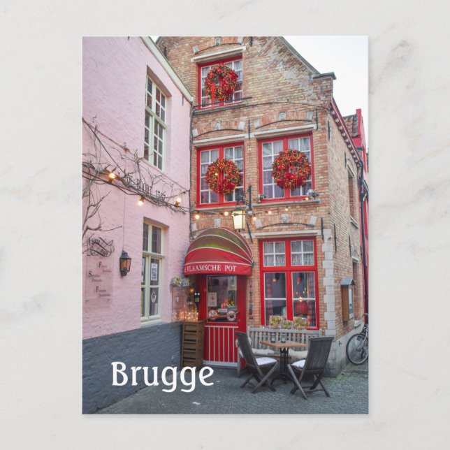 Cartão Postal Viagem Brugge Belgium (Frente)