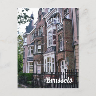 Cartão Postal Viagem Bruxelas Bélgica