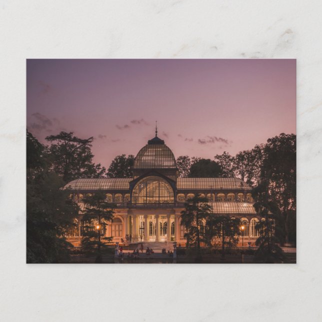 Cartão postal Viagem Crystal Palace (Frente)