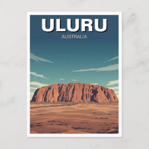 Cartão Postal Viagem da Austrália Uluru