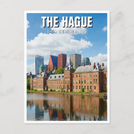 Cartão Postal Viagem da Haia Países Baixos