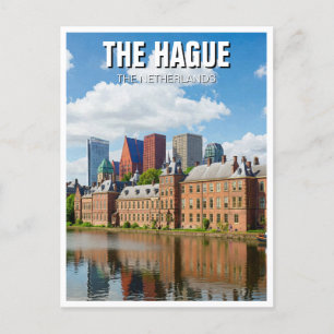 Cartão Postal Viagem da Haia Países Baixos