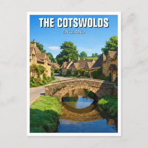 Cartão Postal Viagem da Inglaterra de Cotswolds