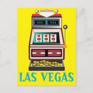 Cartão postal Viagem da máquina slot VEGAS