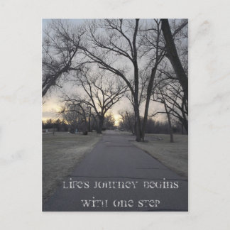 Cartão Postal Viagem da vida