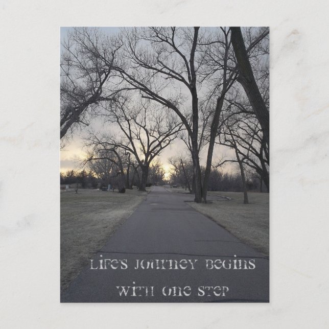 Cartão Postal Viagem da vida (Frente)