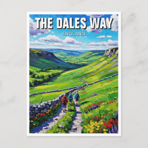 Cartão Postal Viagem Dales Way England