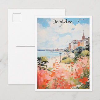 Cartão Postal Viagem de Arte de Brighton