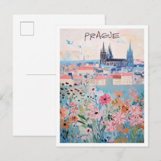 Cartão Postal Viagem de Arte Tcheca de Praga