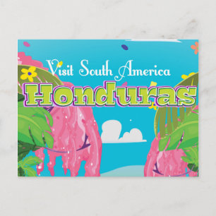 Cartão Postal viagem de Cartoon honduras.