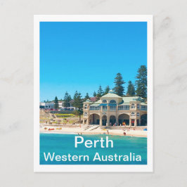 Cartão Postal Viagem de Destino Perth Austrália