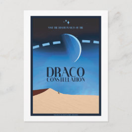 Cartão postal Viagem de Espaço - Constelação de Dr