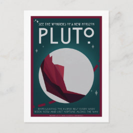 Cartão postal Viagem de espaço - Plutão