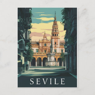 Cartão Postal Viagem de Espanha Seville