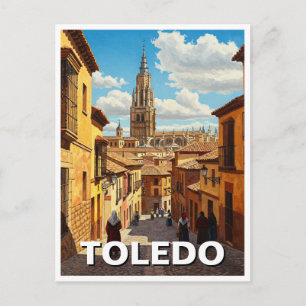 Cartão Postal Viagem de Espanha Toledo