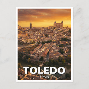 Cartão Postal Viagem de Espanha Toledo