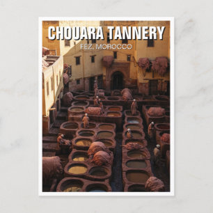 Cartão Postal Viagem de Fez Marrocos