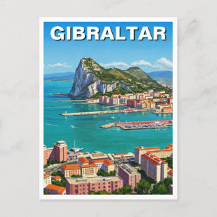 Cartão Postal Viagem de Gibraltar