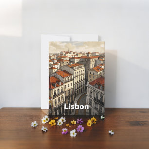 Cartão Postal Viagem de Lisboa