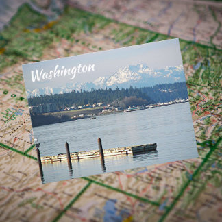 Cartão Postal Viagem de Montanhas da Olimpiadas Washington