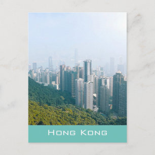 Cartão Postal Viagem de Pico de Hong Kong