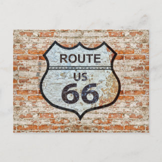 Cartão Postal Viagem de Rota 66 dos EUA