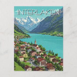 Cartão Postal Viagem de Suiça de  de intervalo