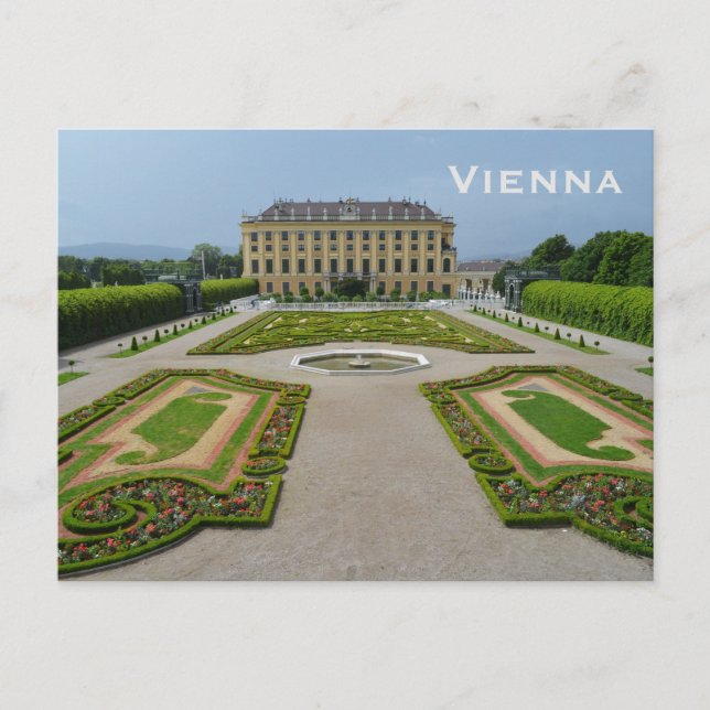 Cartão Postal Viagem de Turismo de Viena (Frente)