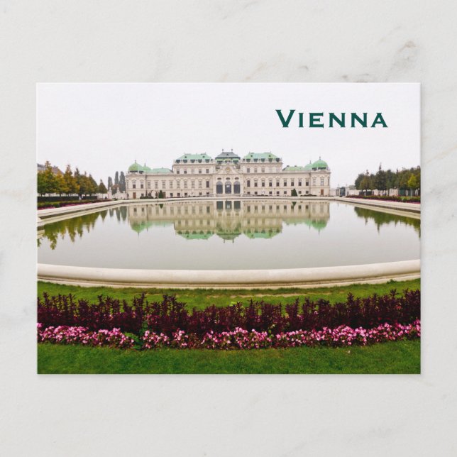 Cartão Postal Viagem de Turismo de Viena (Frente)