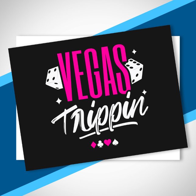 Cartão Postal Viagem de Vegas Girls - Aniversário de Vegas - Fér (Criador carregado)