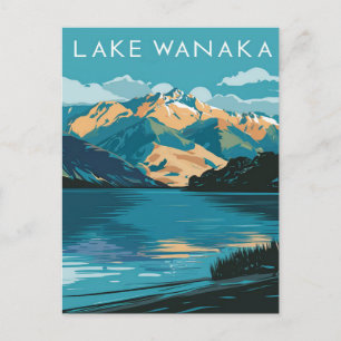 Cartão Postal Viagem do Lago Wanaka Nova Zelândia