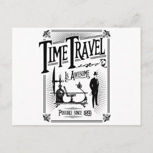 Cartão Postal Viagem do tempo é incrível