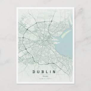 Cartão Postal viagem dublin irlanda