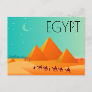 CARTÃO POSTAL VIAGEM EGYPT