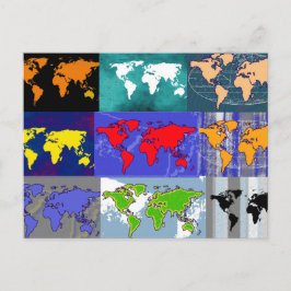 Cartão Postal viagem em todo o mundo