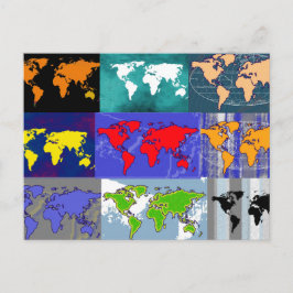 Cartão Postal viagem em todo o mundo