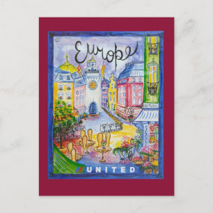 Cartão postal Viagem Europa