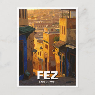 Cartão Postal Viagem Fez Marrocos