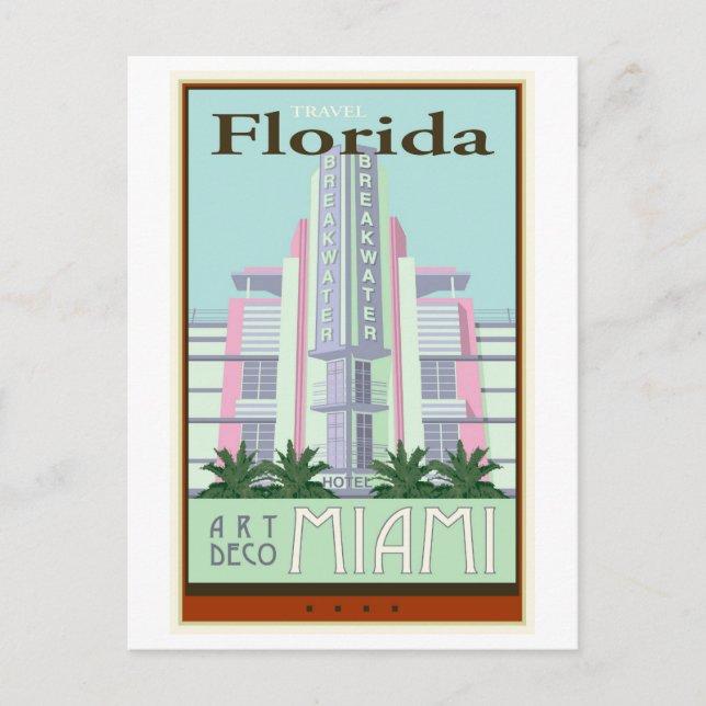 Cartão Postal Viagem Florida (Frente)
